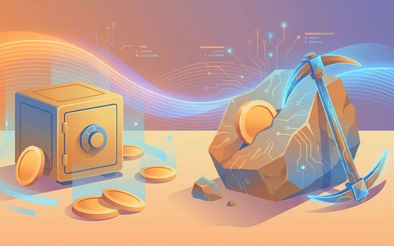 تفاوت ماینینگ و استیکینگ چیست؟ سود کدام روش بیشتر است؟